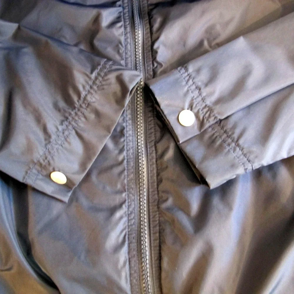 Vintage 90s Nike Full Zip Vented Nylon Windbreaker‎ Jacket Men's Large Blue